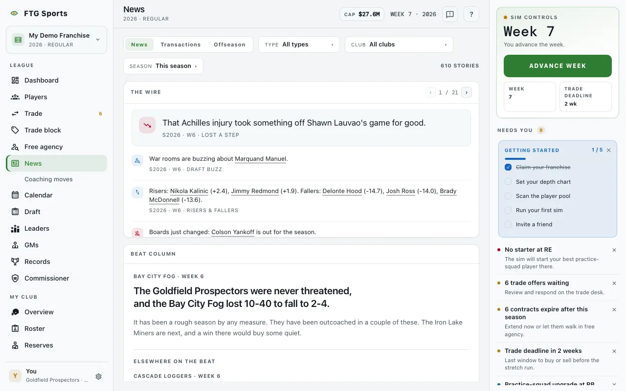 News screen